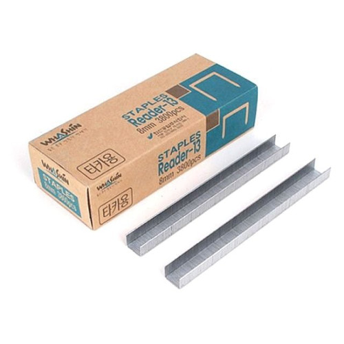 타카핀 ㄷ형 8mm 3800pcs 손타카 핸드 전선 케이블