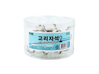 고리자석(통)-대하단지름 25mm 10개입 사무용품