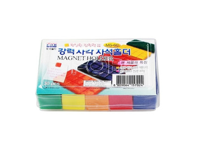 사각자석홀더18mm (30개입) 사무용품 메모지붙임