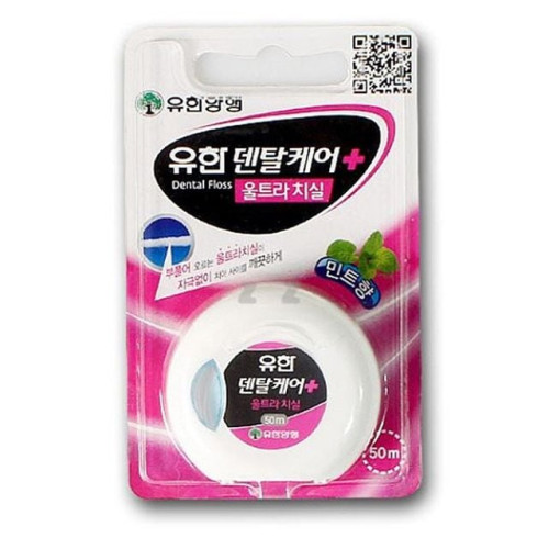 유한 덴탈케어 울트라 치실 민트향 구강용품 위생품