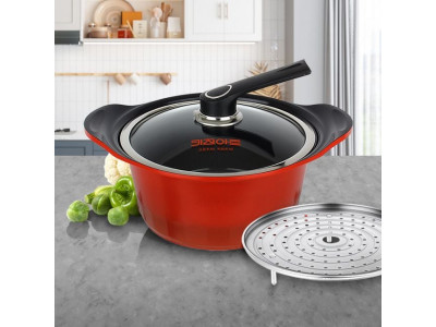키친아트 세라믹냄비 양수 24 양수 편수 전골 찜기