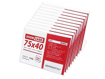 ( 미니쇼케이스 (단면75x40)SHOW CASE 10개