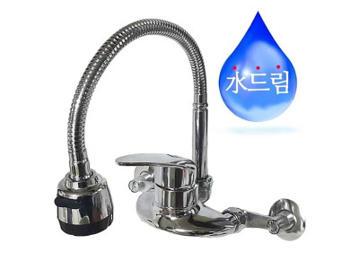 수드림42 냉온수 자바라 싱크대 수도꼭지