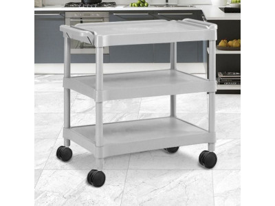 CART-2002B 서빙카 3단 트롤리 이동식 트레이 카트