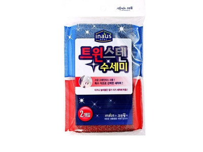 크린랩 트윈스텐 수세미2매