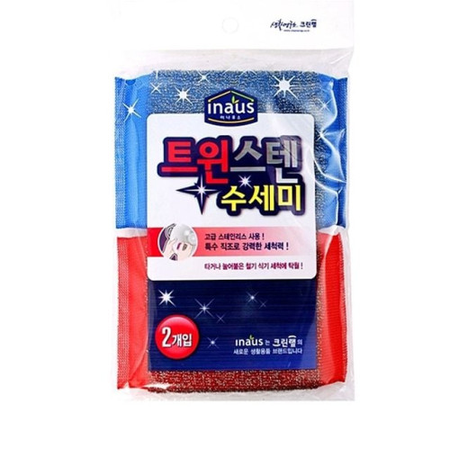 크린랩 트윈스텐 수세미2매