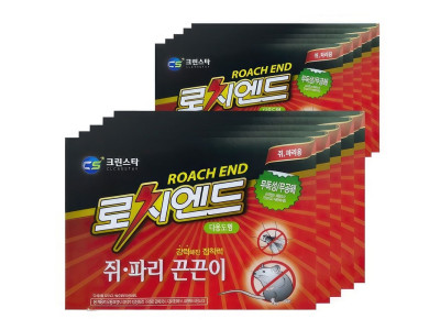 초강력 쥐 파리 끈끈이 쥐덫 제거제 퇴치 트랩 10P 쥐약 잡는방법 잡기