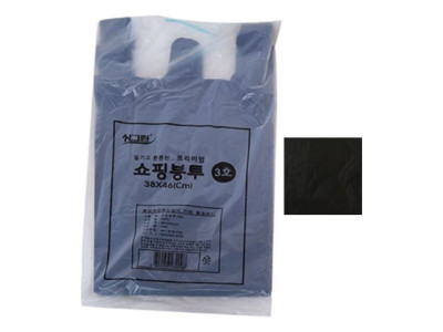 쇼핑봉투 3호(블랙)70P 38x46cm