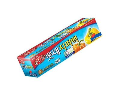 롯데 지퍼백 30x35cm 20매 비닐지퍼백 비닐백 비닐팩