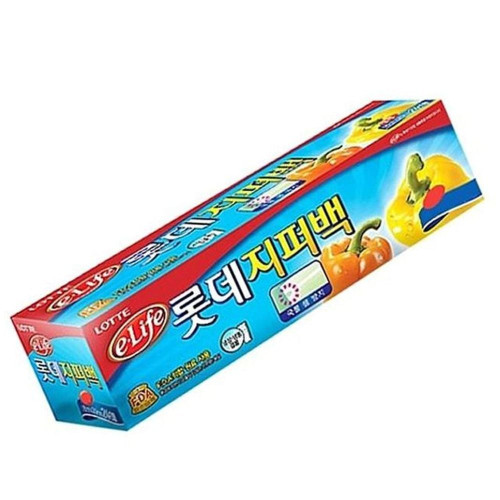 롯데 지퍼백 30x35cm 20매 비닐지퍼백 비닐백 비닐팩