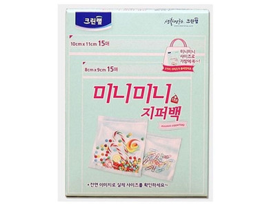 크린랲 미니 미니 지퍼백 1p 비닐지퍼백 비닐백 비닐팩 지퍼팩 지퍼봉투