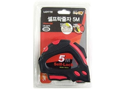 롯데 자동 줄자 5M 1p 눈금자 피팅줄자 운동줄자 전자줄자 사이즈줄자