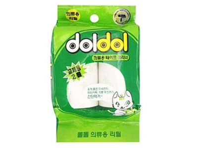한국크린 돌돌 의류용 테이프돌돌이찍찍이테이프클리너청소용크리너테이프롤