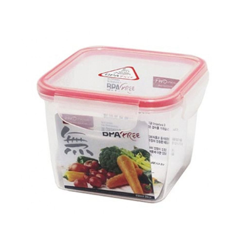 혜성 참 좋은 밀폐 정사각 850ml 밀폐용기 플라스틱용기 진공밀폐용기 다용도밀폐용기 반창통