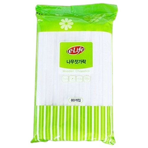롯데 일회용 나무 젓가락 80p 예쁜나무젓가락 일회용나무젓가락 위생나무젓가락 업소용나무젓가락 고급나무젓가락
