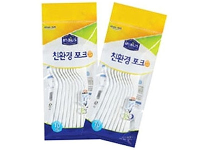 크린랲 일회용 위생 포크 10p 위생포크 일회용포크 일회용포크 여행용포크 다용도포크