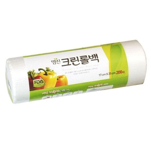 명진 크린 롤백 17x25x200매 비닐백 비닐팩 위생백 위생롤팩 롤백