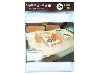 민광 다용도 일회용 식탁보 10매 1p 식탁보 식탁비닐 일회용테이블보 일회용식탁보 테이블보