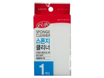 롯데 스펀지 크리너 1p 매직클리너 매직크리너 클린수세미 다용도클리너 매직클리너