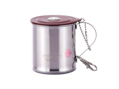 카네이션 올 스텐 나침반 등산컵 260ml 1p 예쁜컵 휴대용컵 스텐물컵 스테인레스물컵 스텐레스물컵