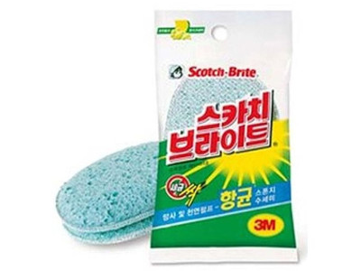 3M 스카치 브라이트 NETFO 타원스펀지 수세미 1p 스폰지수세미 부억수세미 가정용수세미 주방수세미 다목적수세미