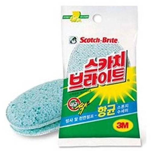 3M 스카치 브라이트 NETFO 타원스펀지 수세미 1p 스폰지수세미 부억수세미 가정용수세미 주방수세미 다목적수세미