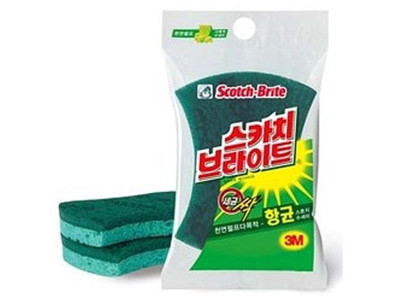 3M 스카치 브라이트 KL100DB 다목적 수세미 1p 스폰지수세미 부억수세미 가정용수세미 주방수세미 다목적수세미