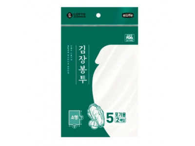 롯데 김장 봉투 소 2p 김장봉투 대형비닐 대형비닐