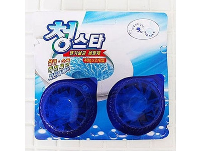 청스카 변기 세정제 2P 세정볼 청소 청크린 소변기