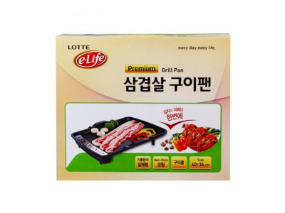 롯데 삼겹살 사각팬 삼겹살 주물 고기판 생선 불판