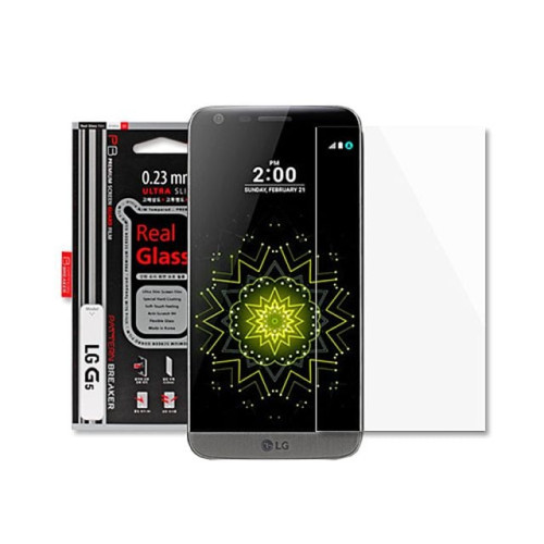 PB正品 LG G5 9H코팅 액정파손방지 0.23mm초슬림 FLEXIBLE GLASS 강화유리 보호필름
