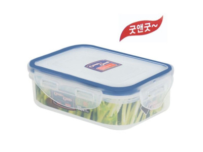 직사각 밀폐용기500ml 김치 반찬통 플라스틱밀폐용기