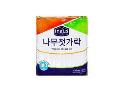 크린랩 나무젓가락(100P) 일회용나무젓가락