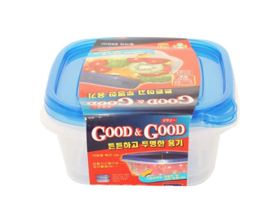 굿앤굿지퍼락850ml(정사각 2P) 다용도 보관용기 10개