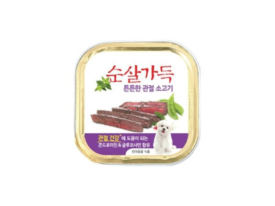 튼튼한 소고기 100g 24개 애견통조림 강아지통조림