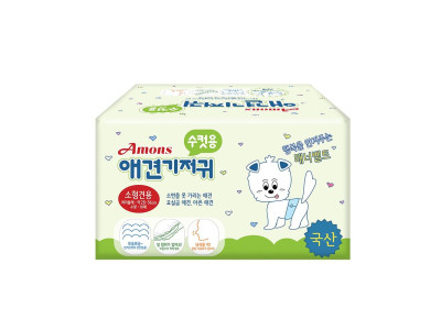 아몬스 수컷용 소형 강아지기저귀 일자매너벨트 10매