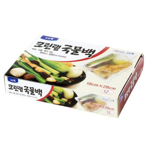 국물백 18x28x12매 1개 비닐팩 비닐백 위생백