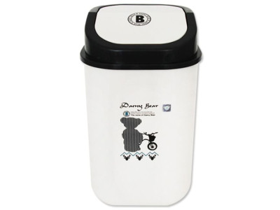 사각 휴지통 12L 1개 휴지통 쓰래기통 재활용통 다용