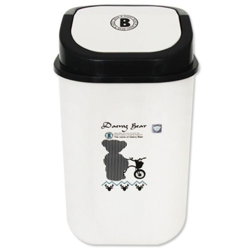 사각 휴지통 12L 1개 휴지통 쓰래기통 재활용통 다용