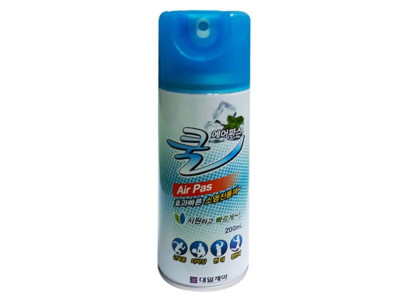 쿨에어파스 200ml 1개 뿌리는파스 파스 스프레이파스