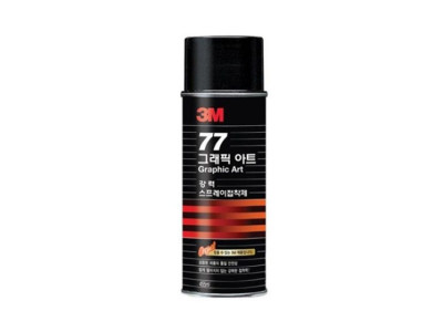 변색없이 스프레이접착제 (77_강력고정_455ml_대) 1개 3M 쓰리엠 스카치