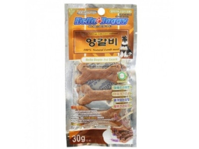 강아지사시미 양갈비 30g 3개 강아지간식 애견간식 육포