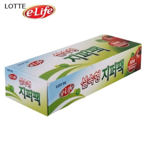 주방 지퍼 짚 팩 백 30x37x50매 1개 위생 봉투 비닐
