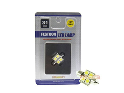 FESTOON 5450 31mm 4led 1P 자동차실내등 자동차램프 자동차용품 LED실내등 차량용품 자동차주변기기