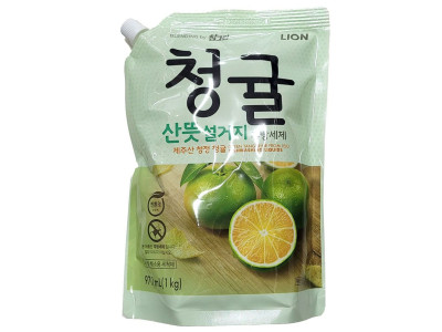 기름기 진짜 잘 지워져요 청귤 설거지 주방세제 970ml
