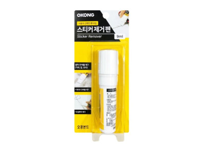 오공 스티커제거펜 9ml 낙서 얼룩 기름 테이프