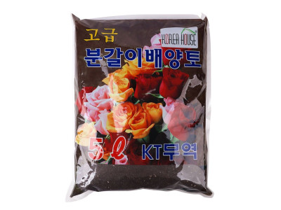 화분갈이 흙 분갈이흙 고급 분갈이 배양토 5L