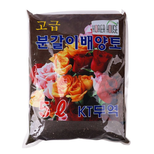 화분갈이 흙 분갈이흙 고급 분갈이 배양토 5L