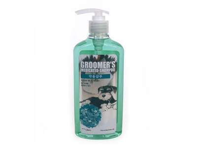 400ml 케미텍 약용샴푸 강아지 그루머스 샴푸