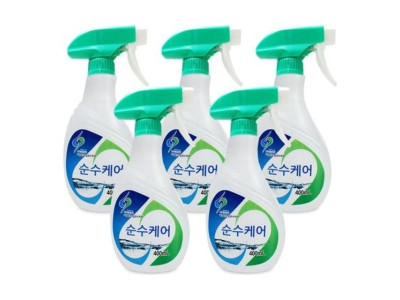 MD 비츄인 순수케어 기구 살균소독제 400ml 5개 방역물품 주방 가정 업소용 B001